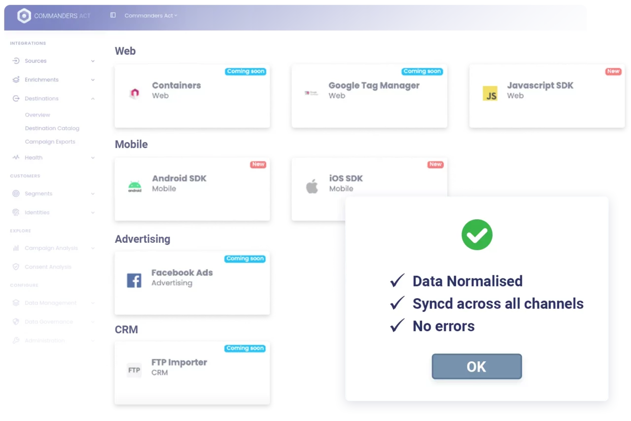 1st-party Data Collection 13 Ca Etm Feature 1.1.1 Omnichannel Data Sources Data Collection