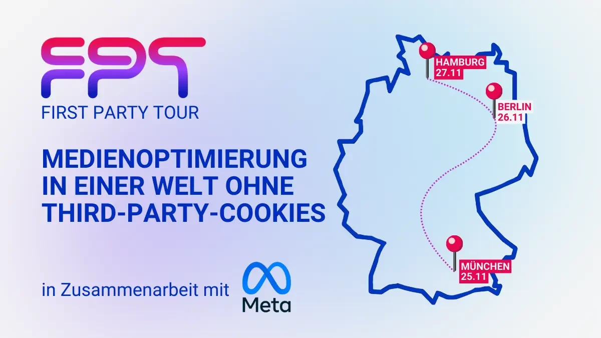 First party tour deutschland -Medienoptimierung in einer Welt ohne Third-Party-Cookies